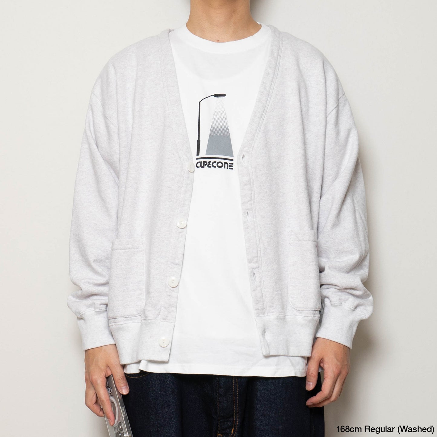 Forward Weave Cardigan - Grey