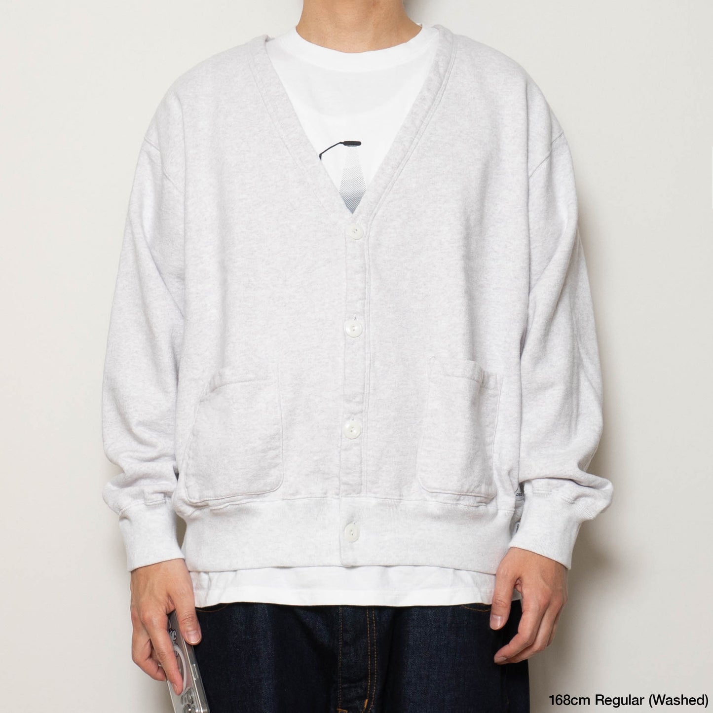 Forward Weave Cardigan - Grey