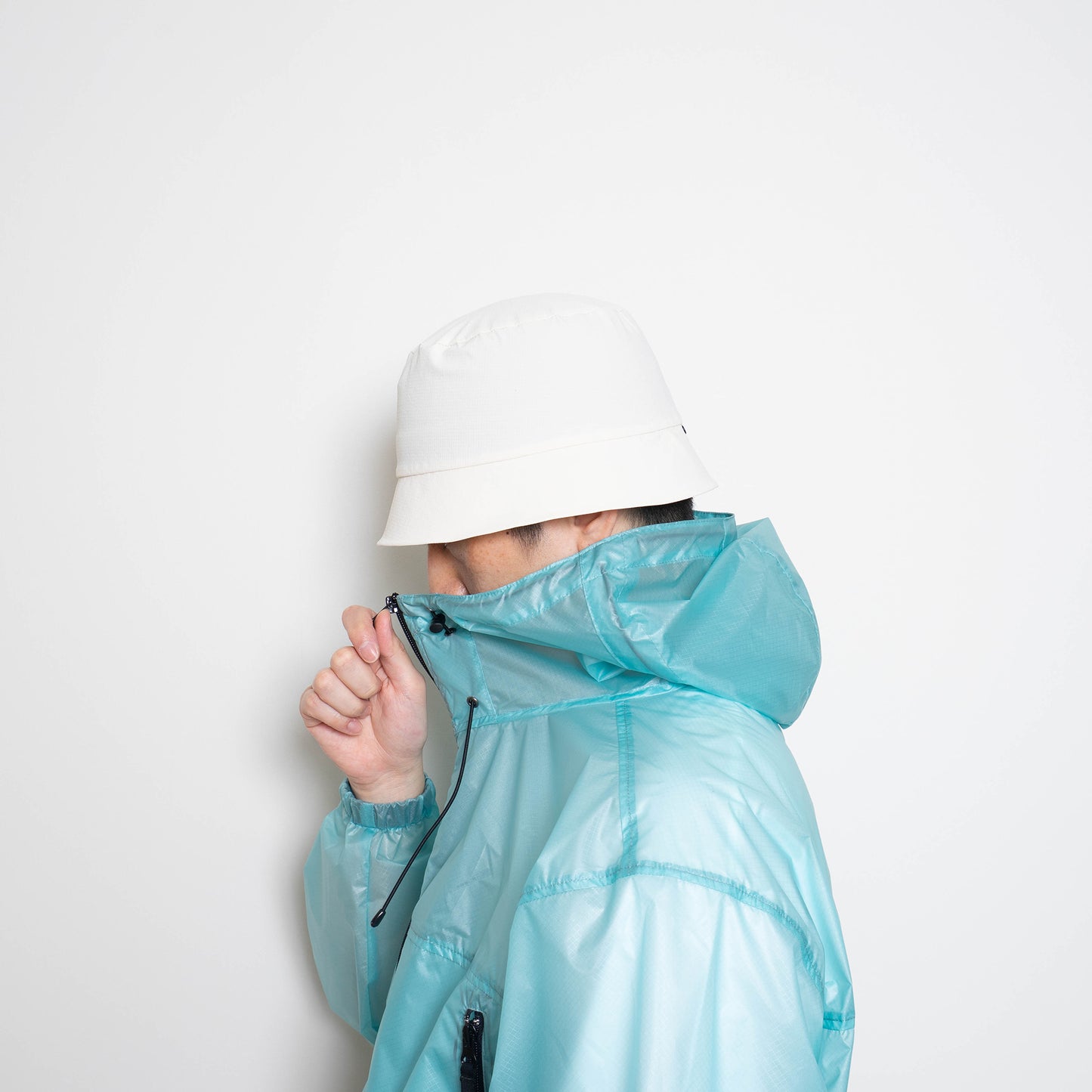 Stretch Nylon Tube Hat - Ivory