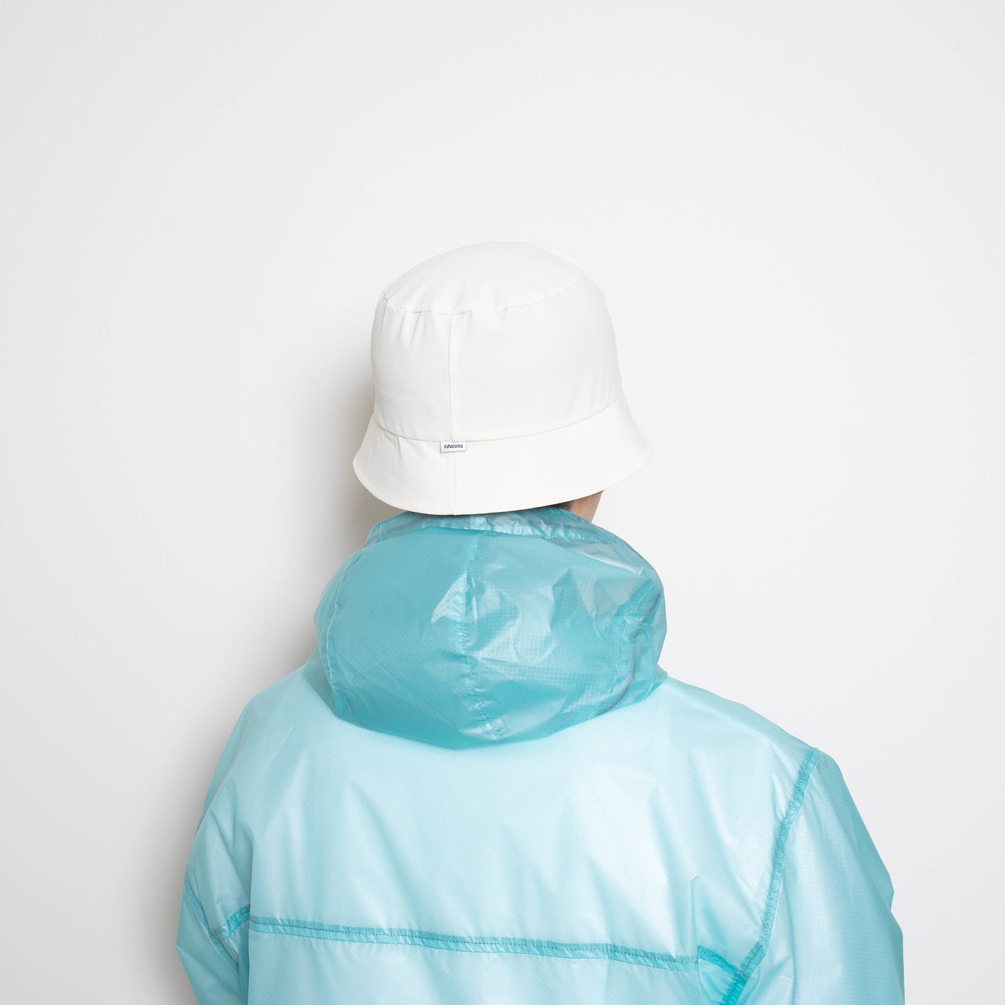Stretch Nylon Tube Hat - Ivory