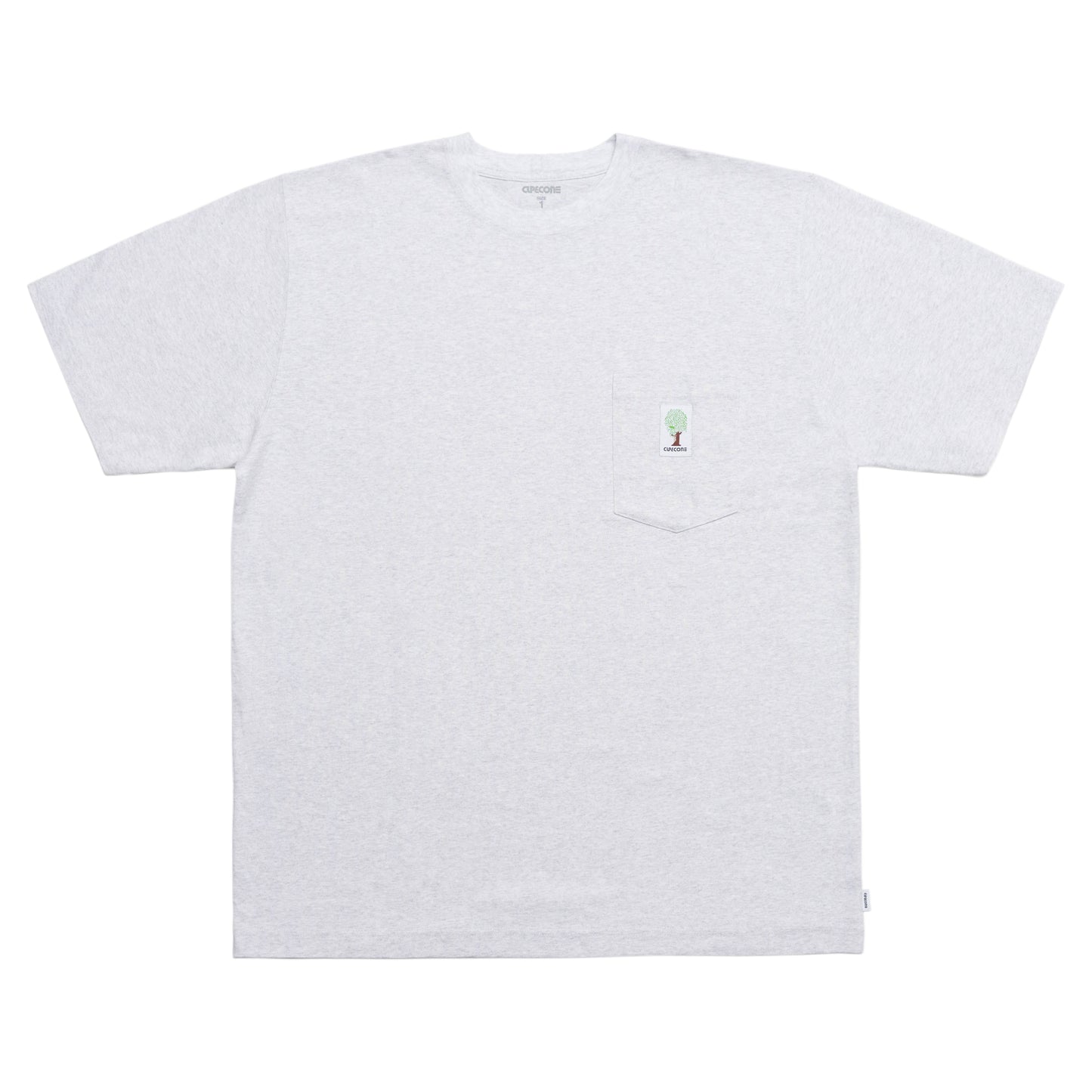 Mid Weight Pocket Tee - Ash