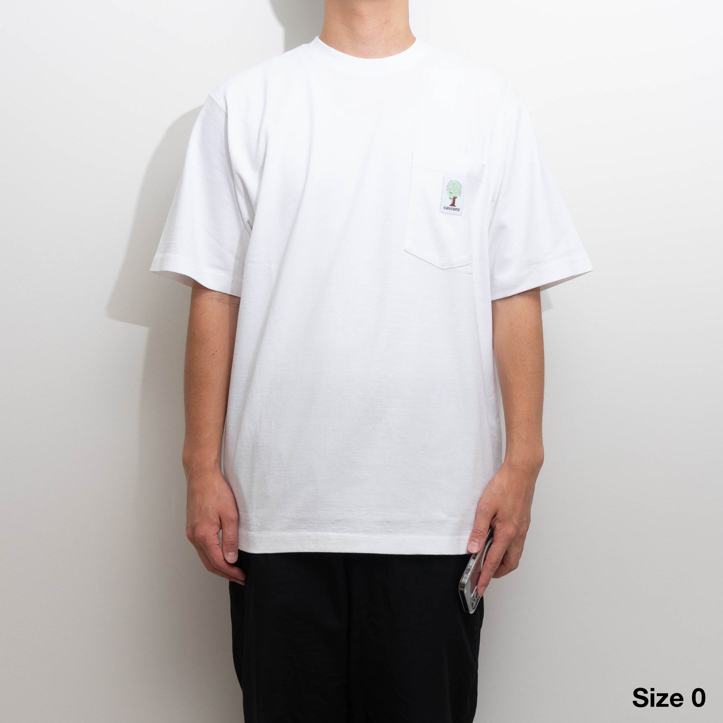 Mid Weight Pocket Tee - White