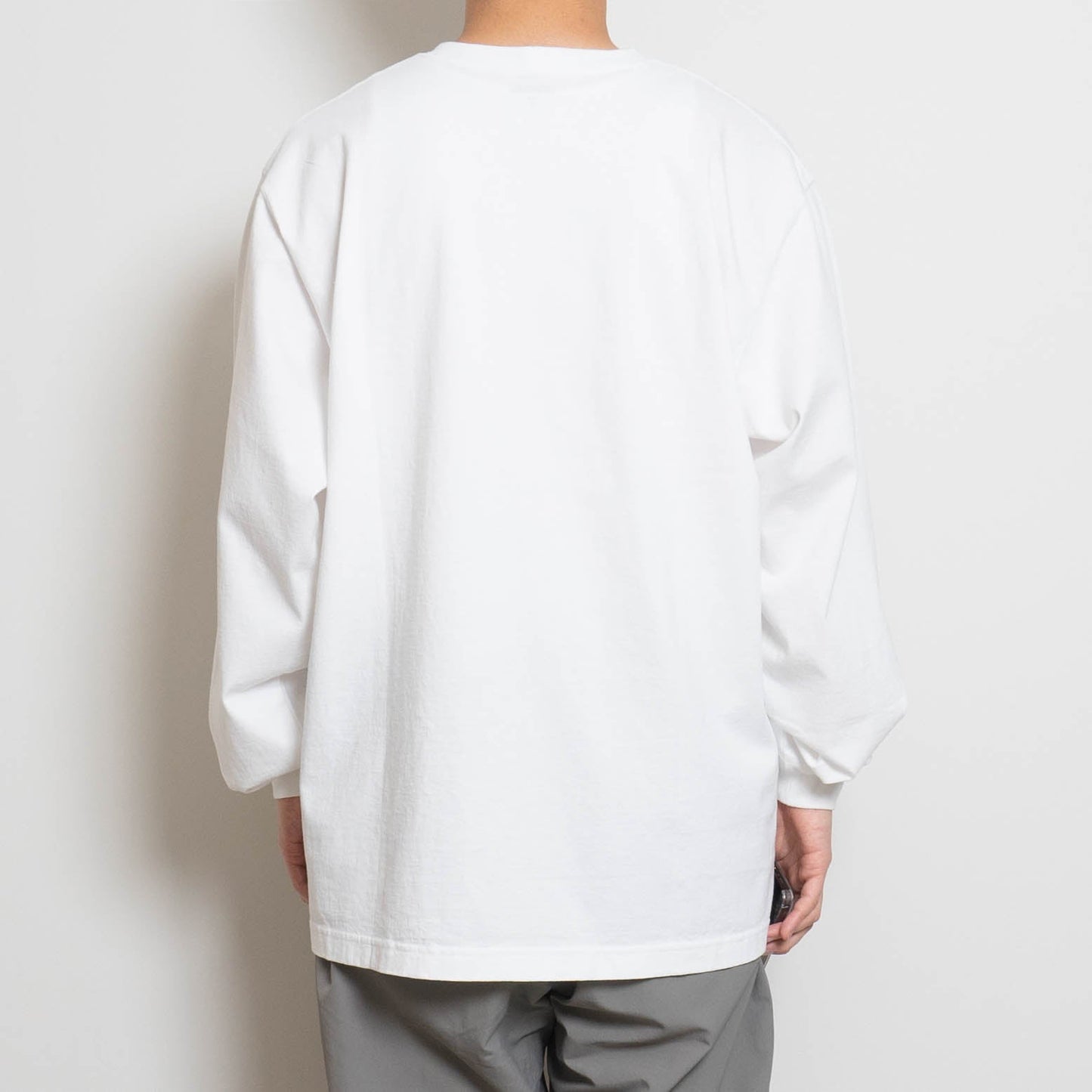 Mid Weight Pocket LS - Ash