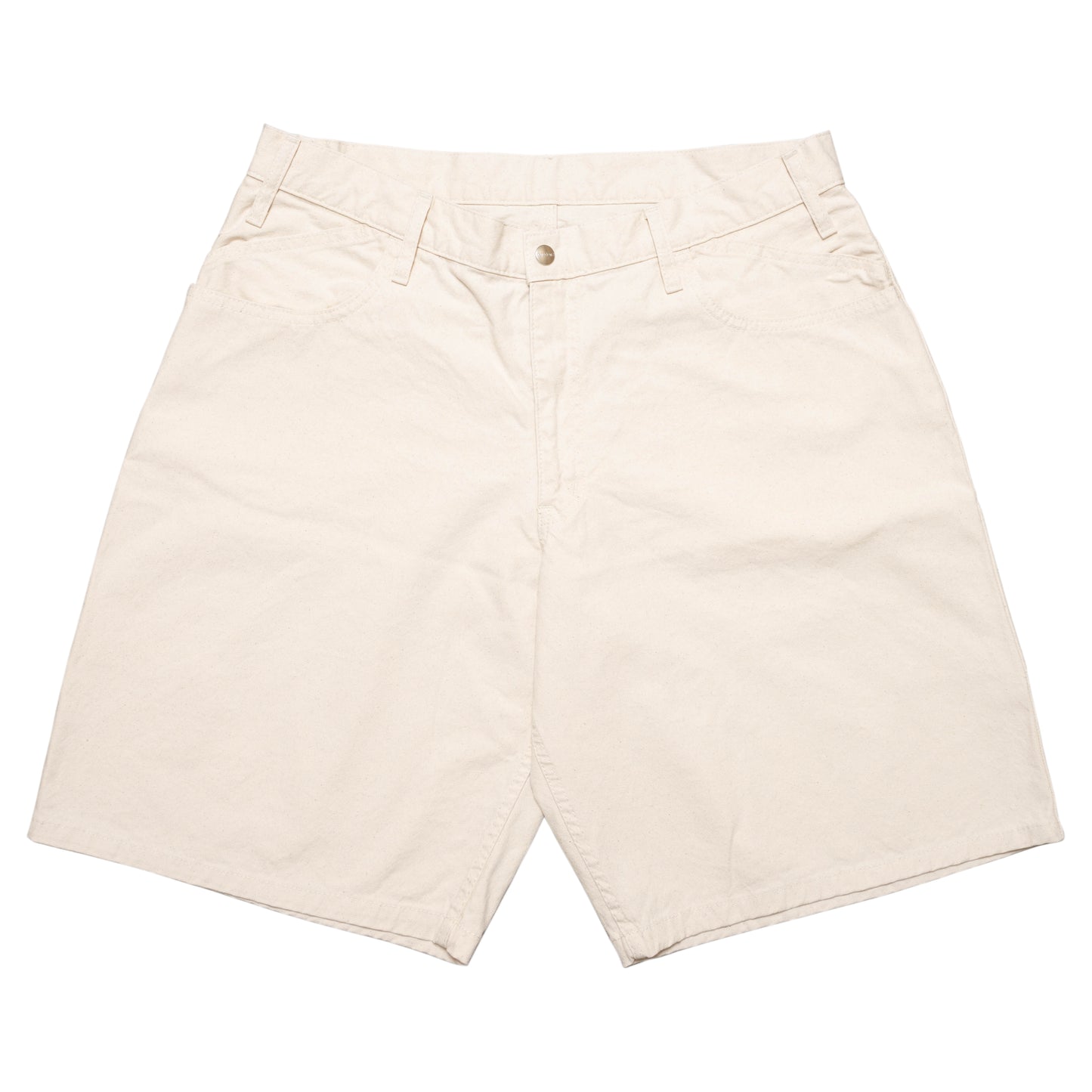 CC Baggy Cotton Canvas Painter Shorts - Natural