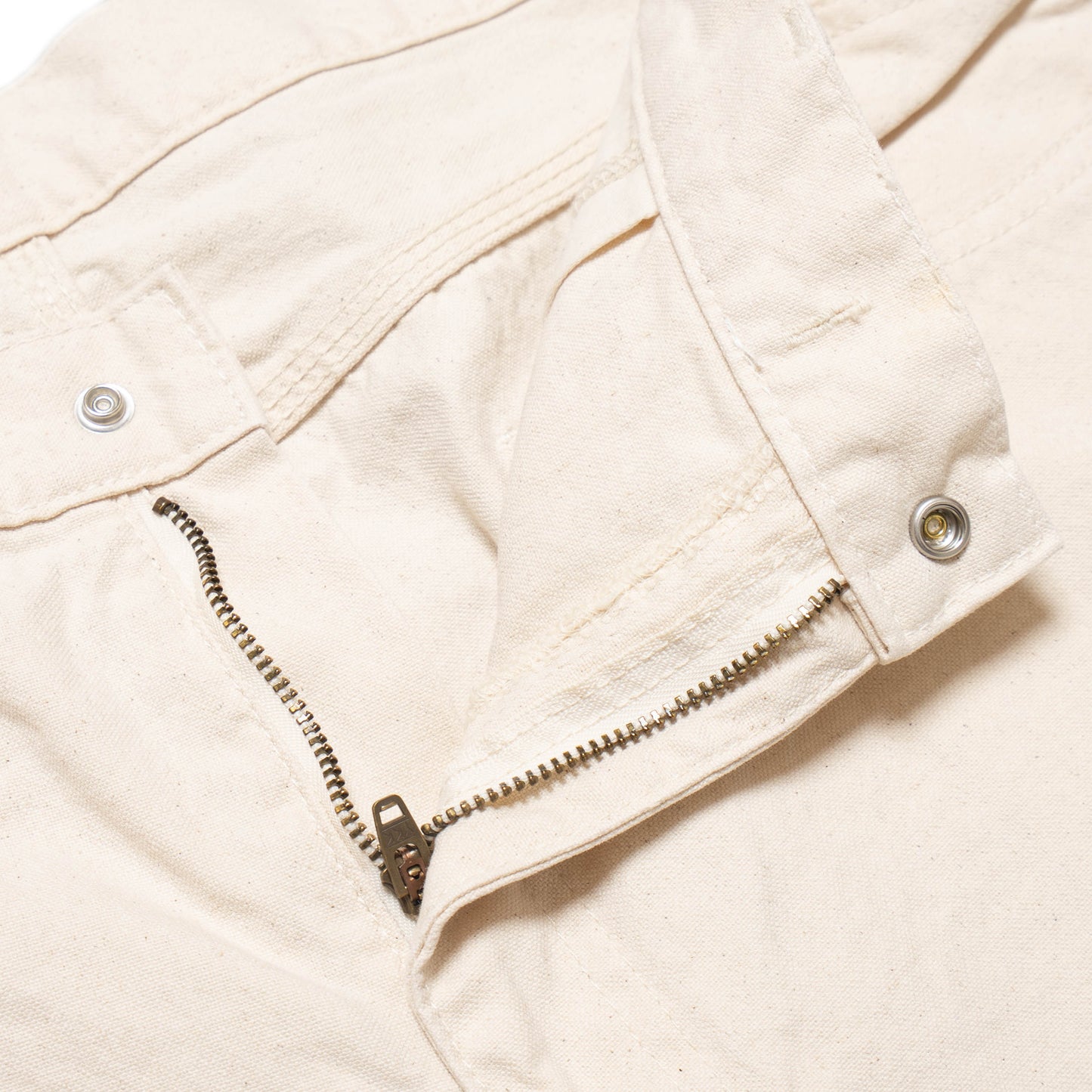 CC Baggy Cotton Canvas Painter Shorts - Natural