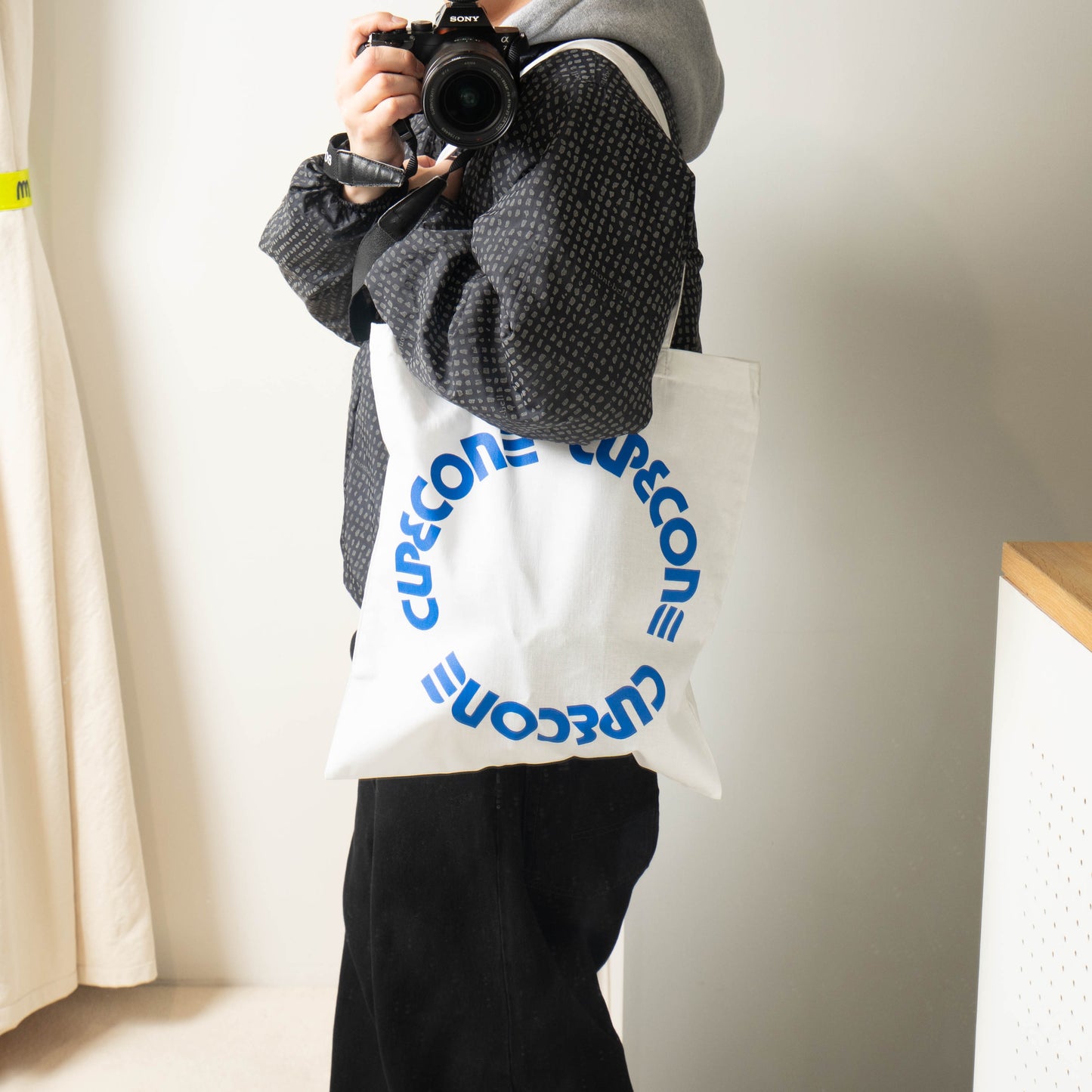 Circle Logo Tote - Blue