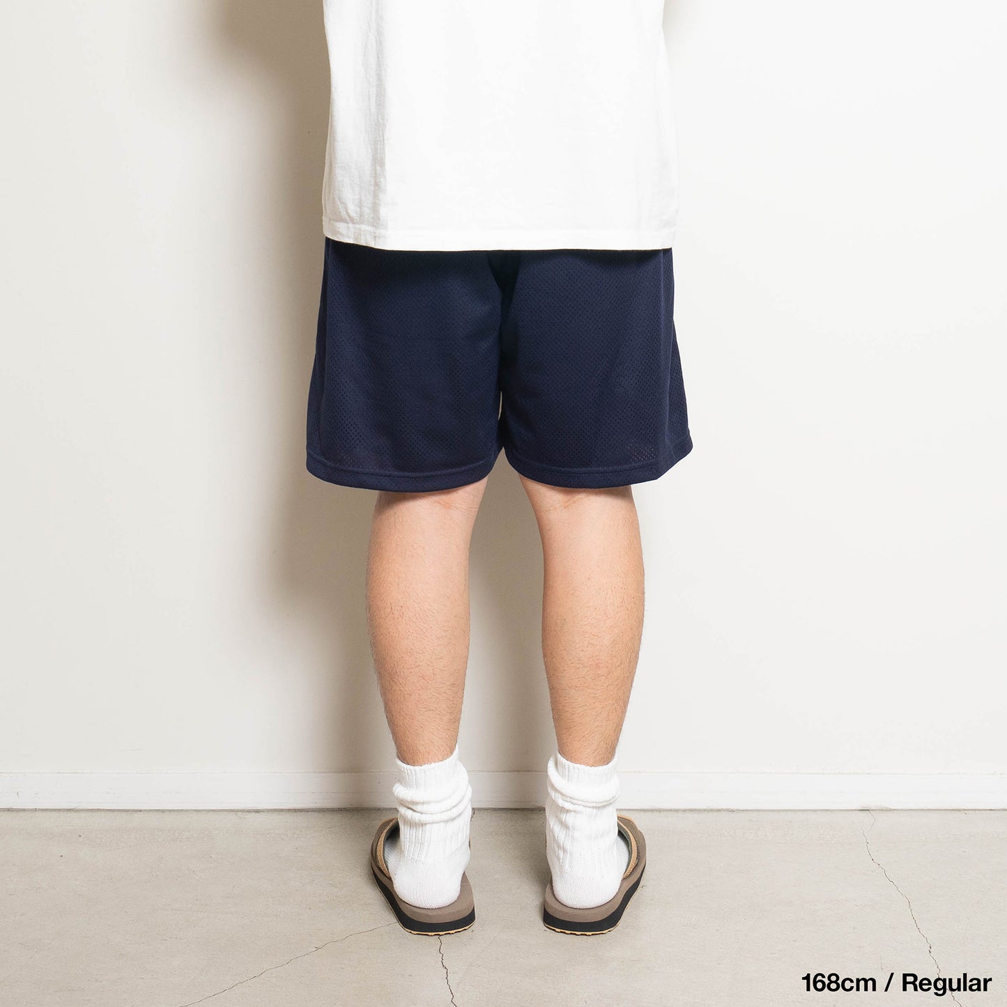 Mesh Baggy Shorts - Navy