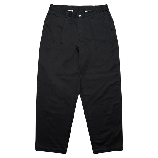 CC Baggy Cotton Twill Trousers - Black