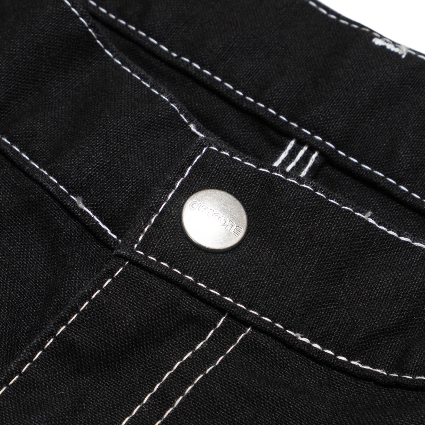 CC Baggy Cotton Canvas Painter Shorts - Black
