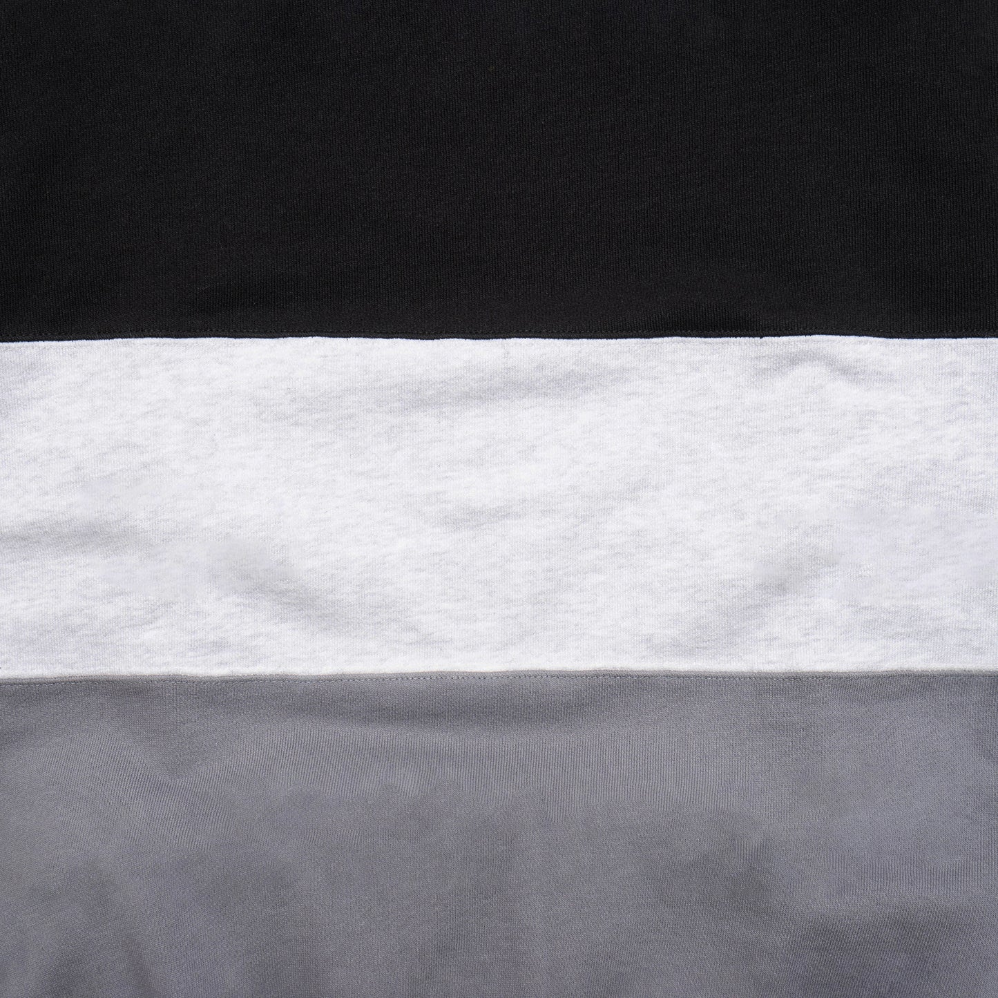 Color Block Crewneck - Black