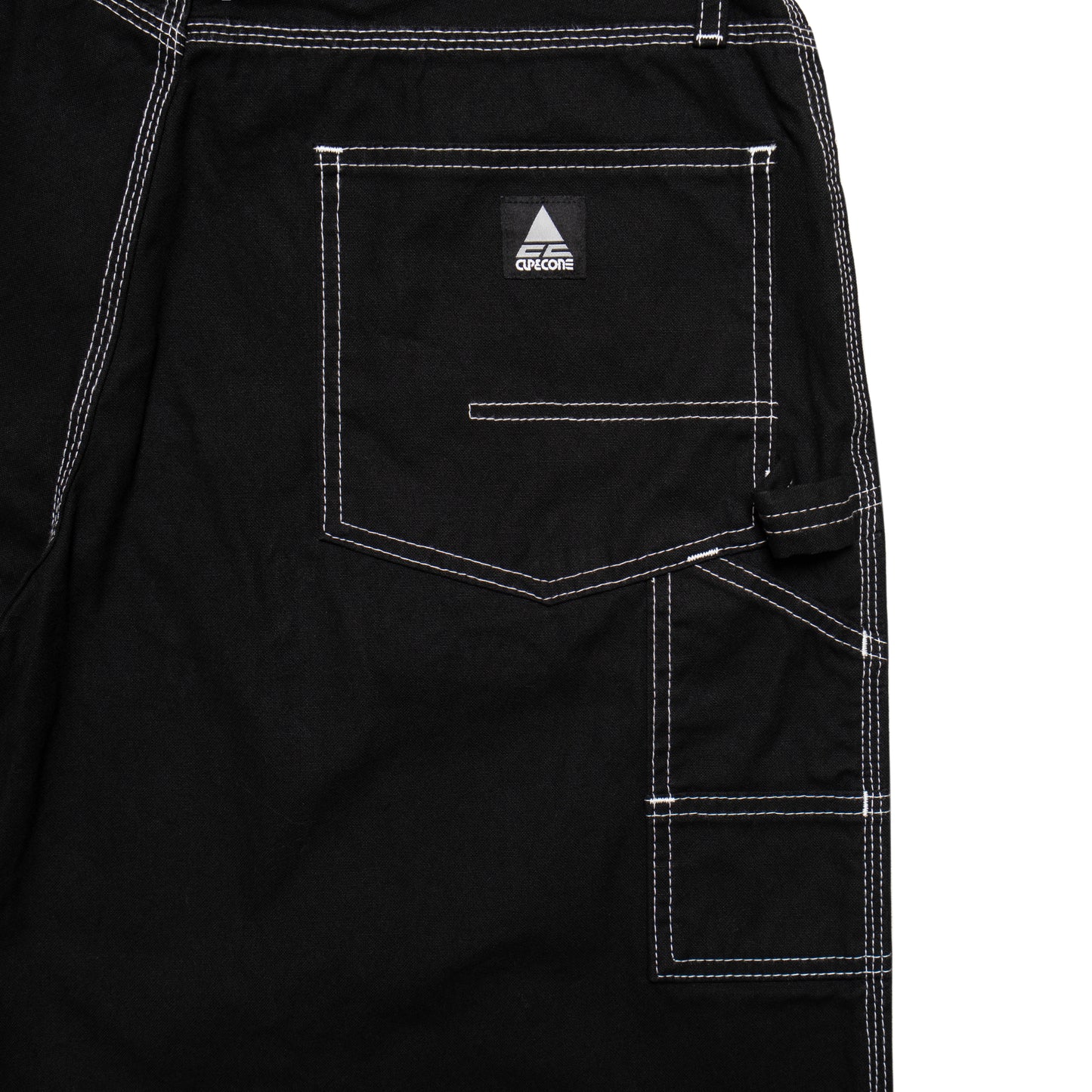 CC Baggy Cotton Canvas Painter Shorts - Black