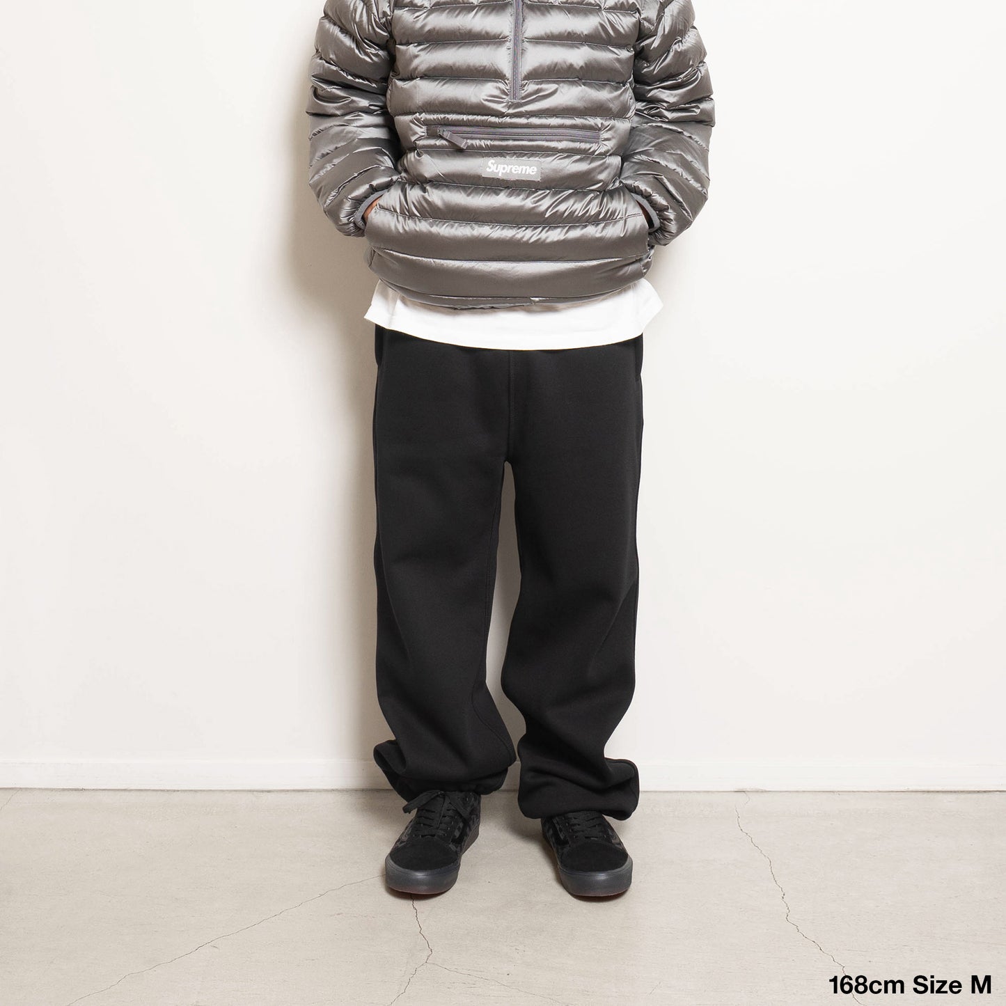 Bonded Fleece Desk Work Pants - Black