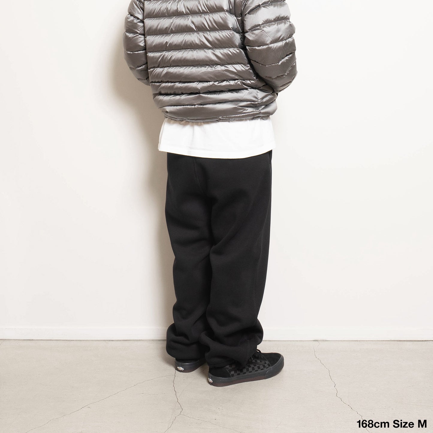 Bonded Fleece Desk Work Pants - Black