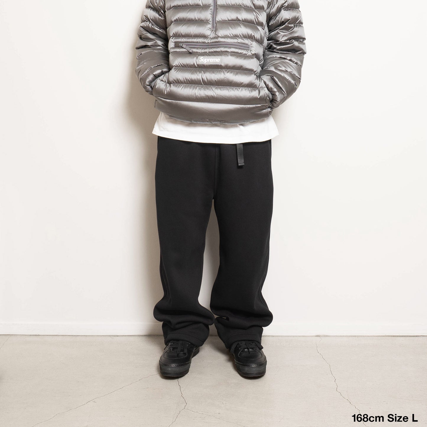 Bonded Fleece Desk Work Pants - Black