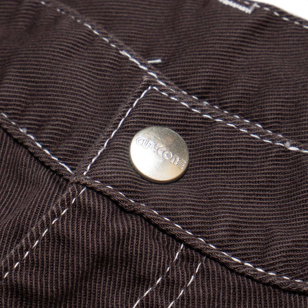 CC Baggy Cotton Drill Jeans - Coffee