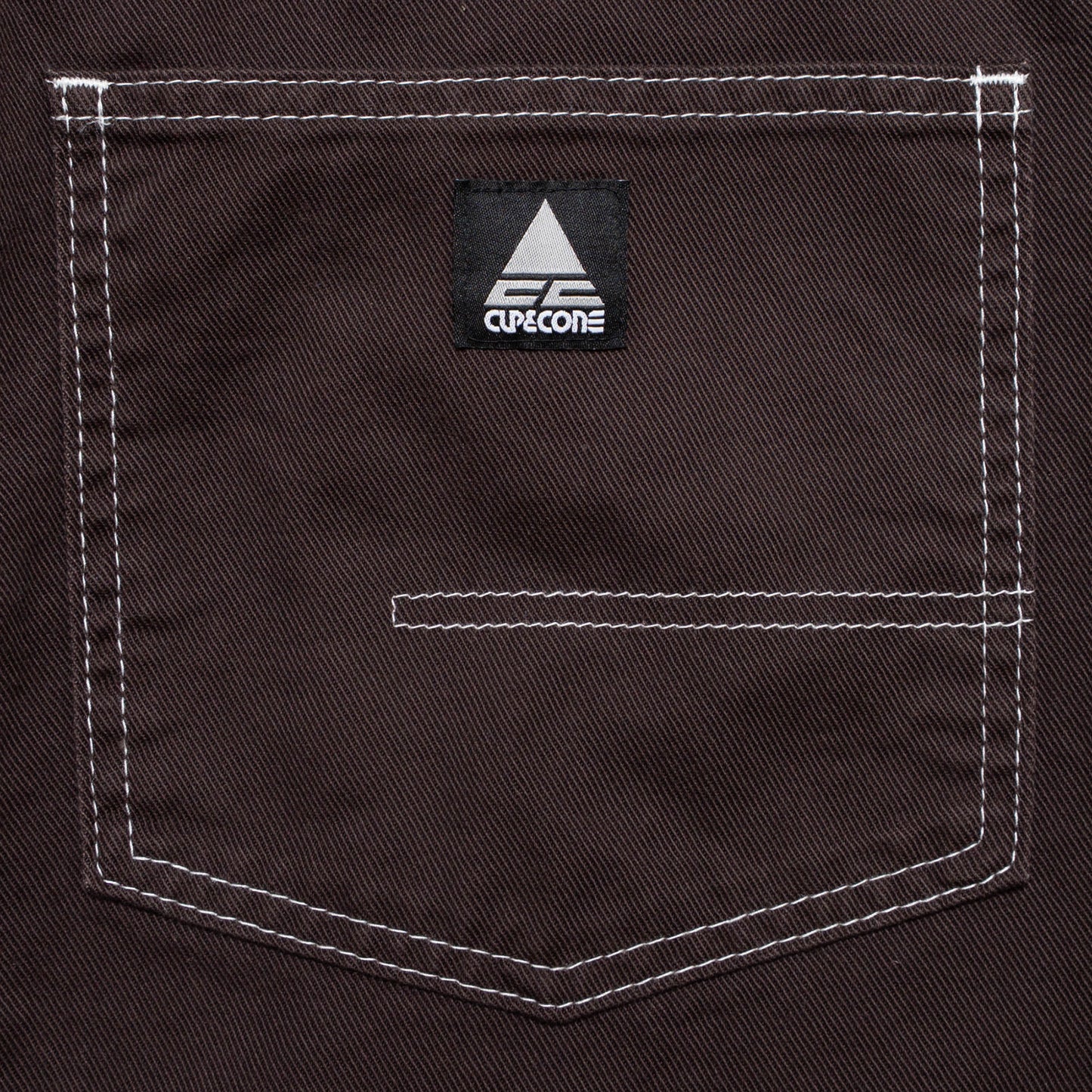 CC Baggy Cotton Drill Jeans - Coffee