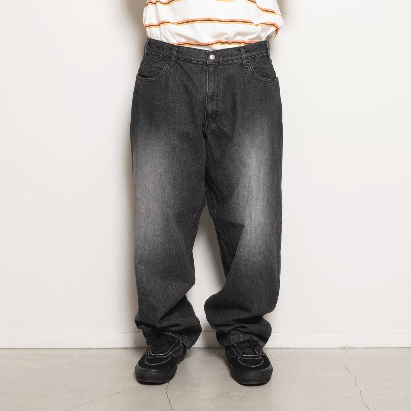 CC Baggy 13oz Basic Jeans - Fade Black