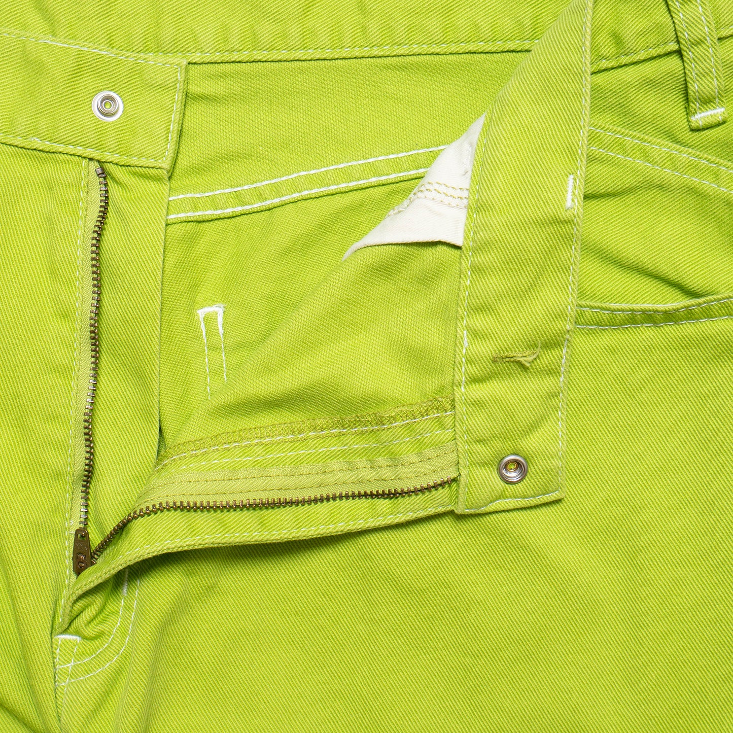 CC Baggy Cotton Drill Jeans - Lime