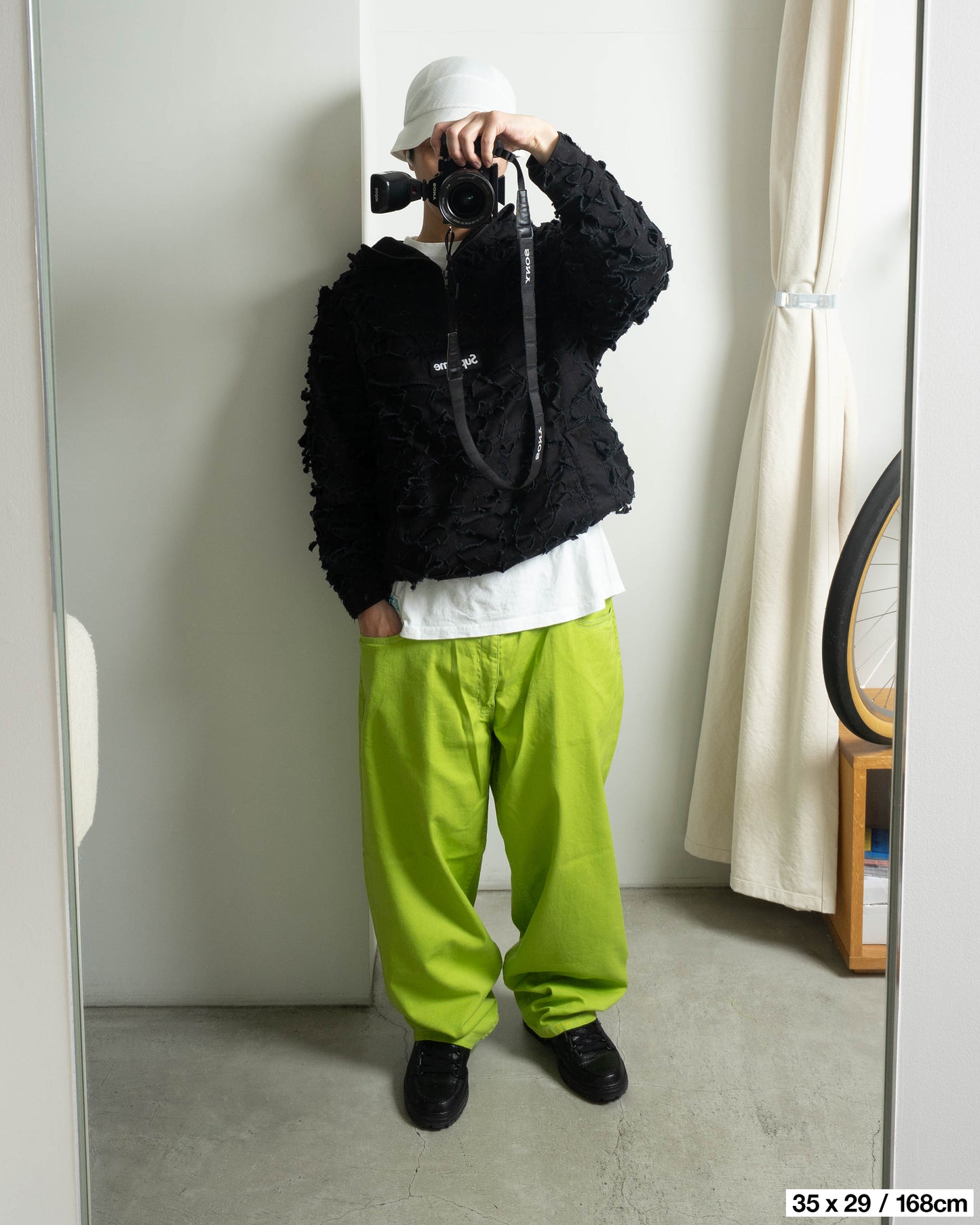CC Baggy Cotton Drill Jeans - Lime