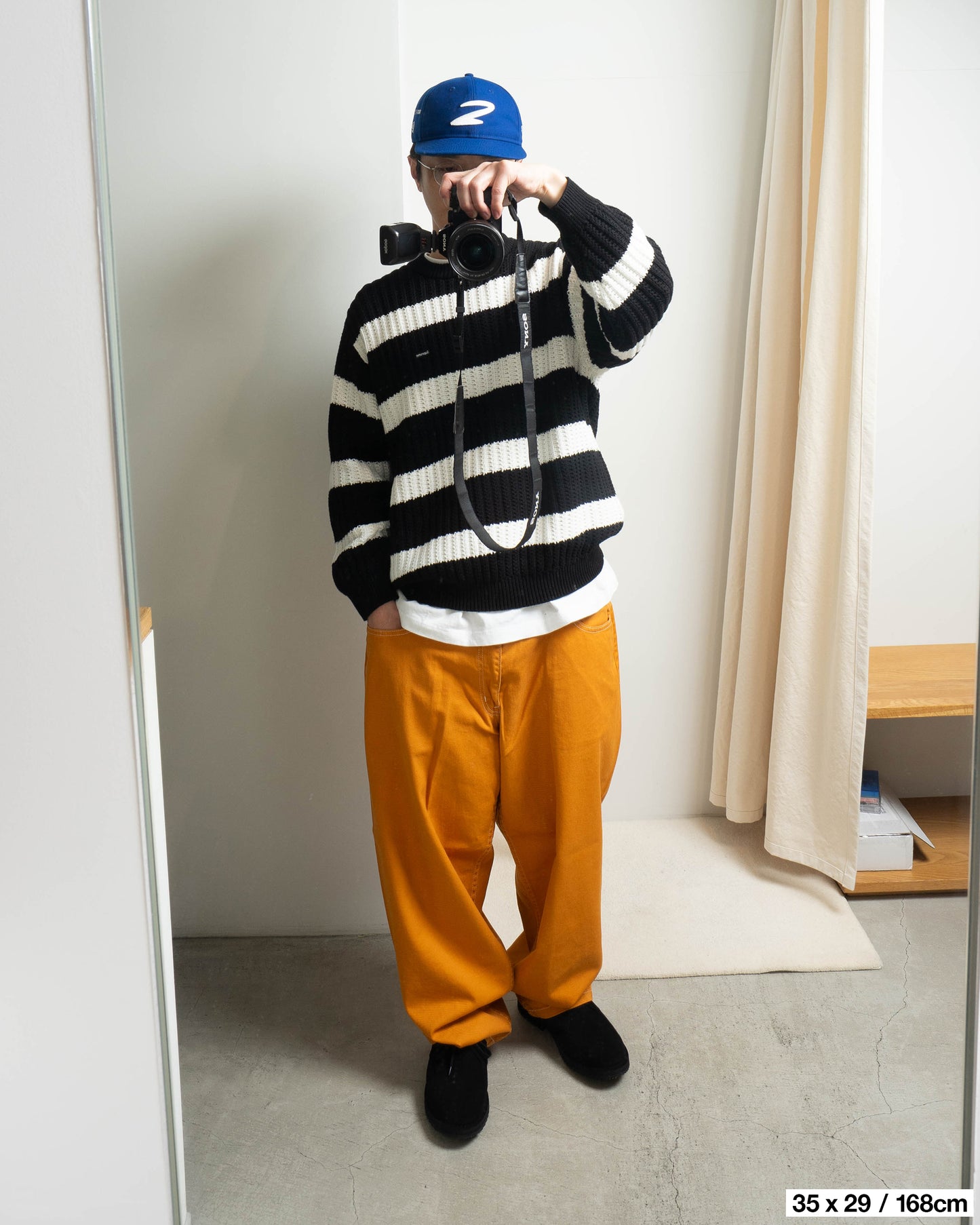 CC Baggy Cotton Drill Jeans - Coffee