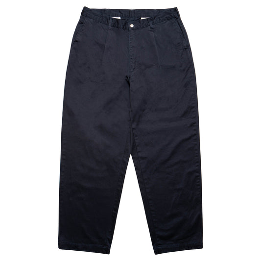 CC Baggy Cotton Twill Trousers - Navy