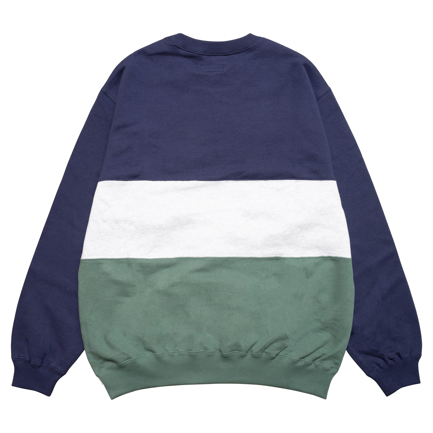 Color Block Crewneck - Navy