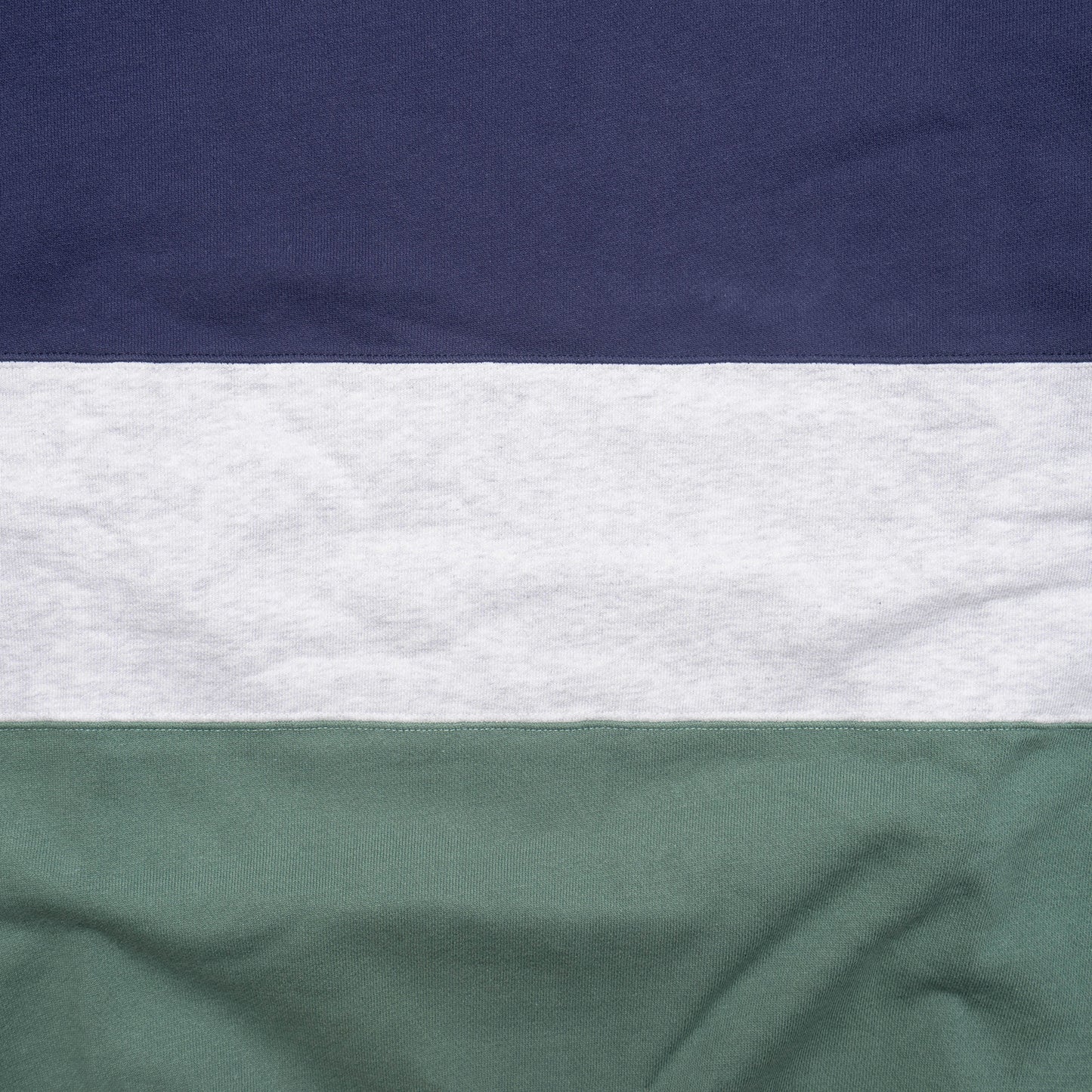 Color Block Crewneck - Navy