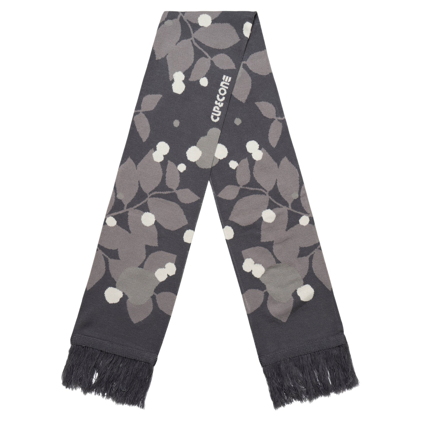 Zo Leaf Scarf - Charcoal