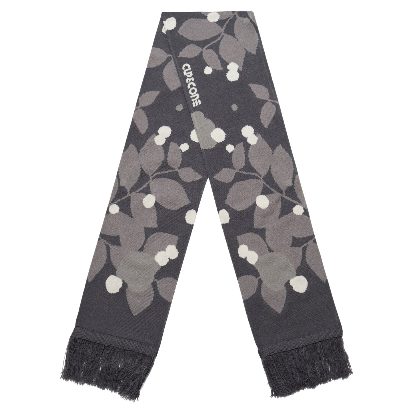 Zo Leaf Scarf - Charcoal