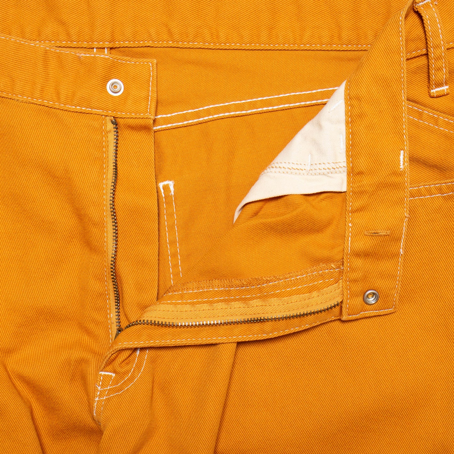 CC Baggy Cotton Drill Jeans - Turmeric