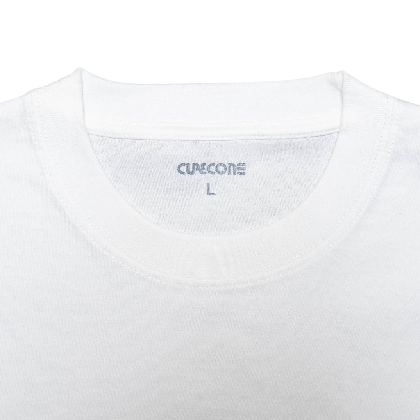 LISTENING IS LIVING Label Tee - White