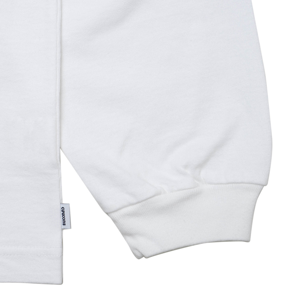 Mid Weight Pocket LS - White