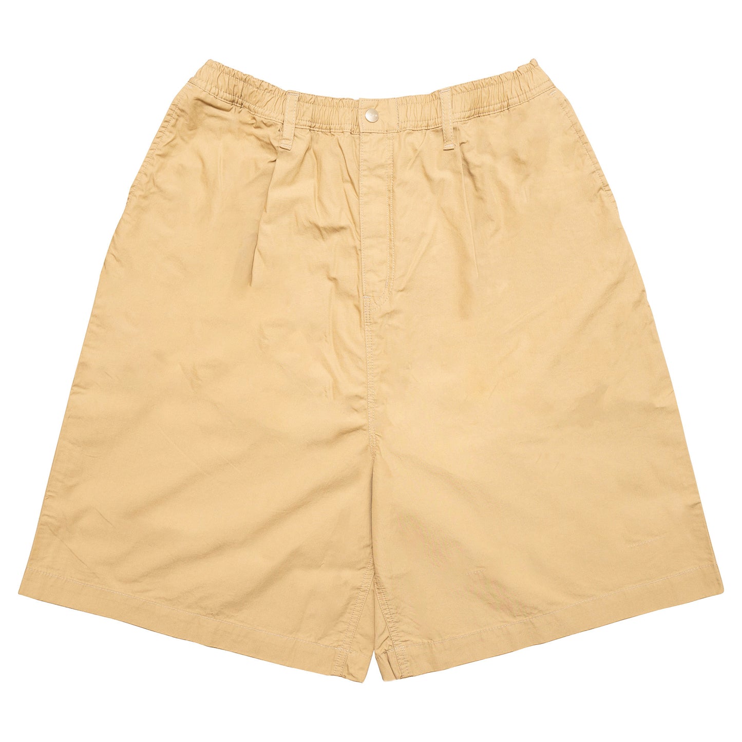 Blue Label Super Loose Light Cotton Easy Shorts - Beige
