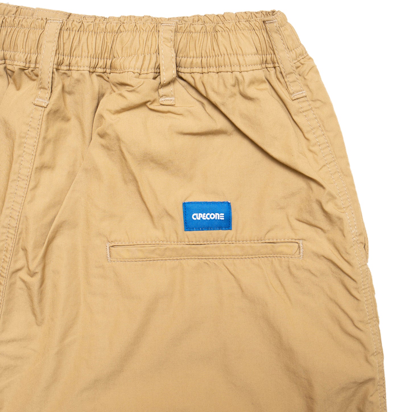 Blue Label Super Loose Light Cotton Easy Shorts - Beige