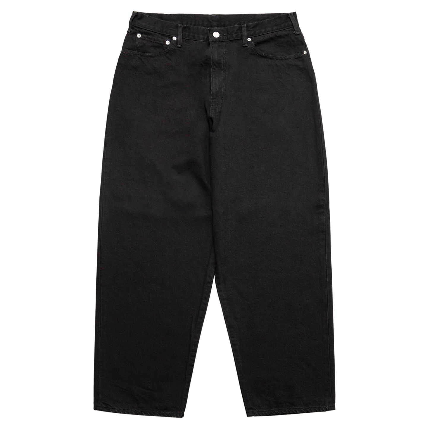 Green Label Basic Denim Pants - Double Black Enzyme Washed
