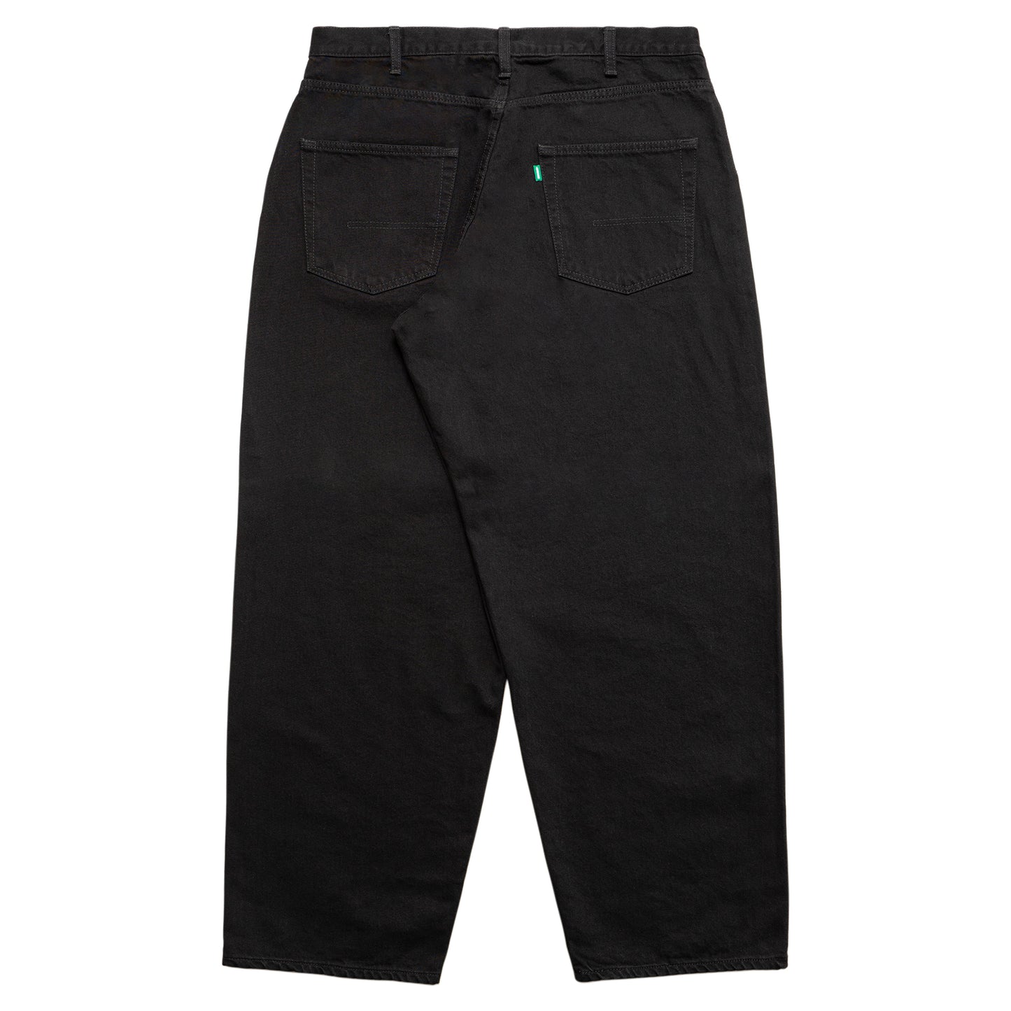 Green Label Basic Denim Pants - Double Black Enzyme Washed