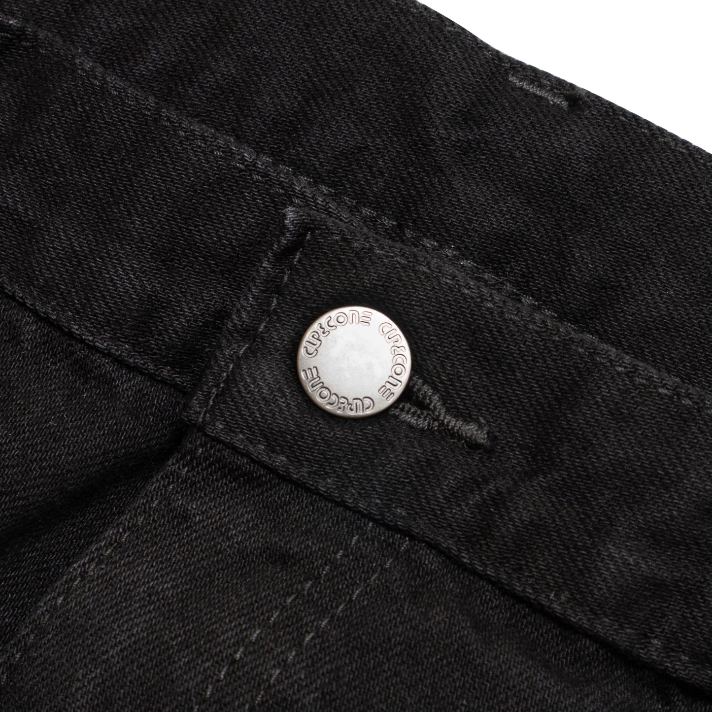 Green Label Basic Denim Pants - Double Black Enzyme Washed