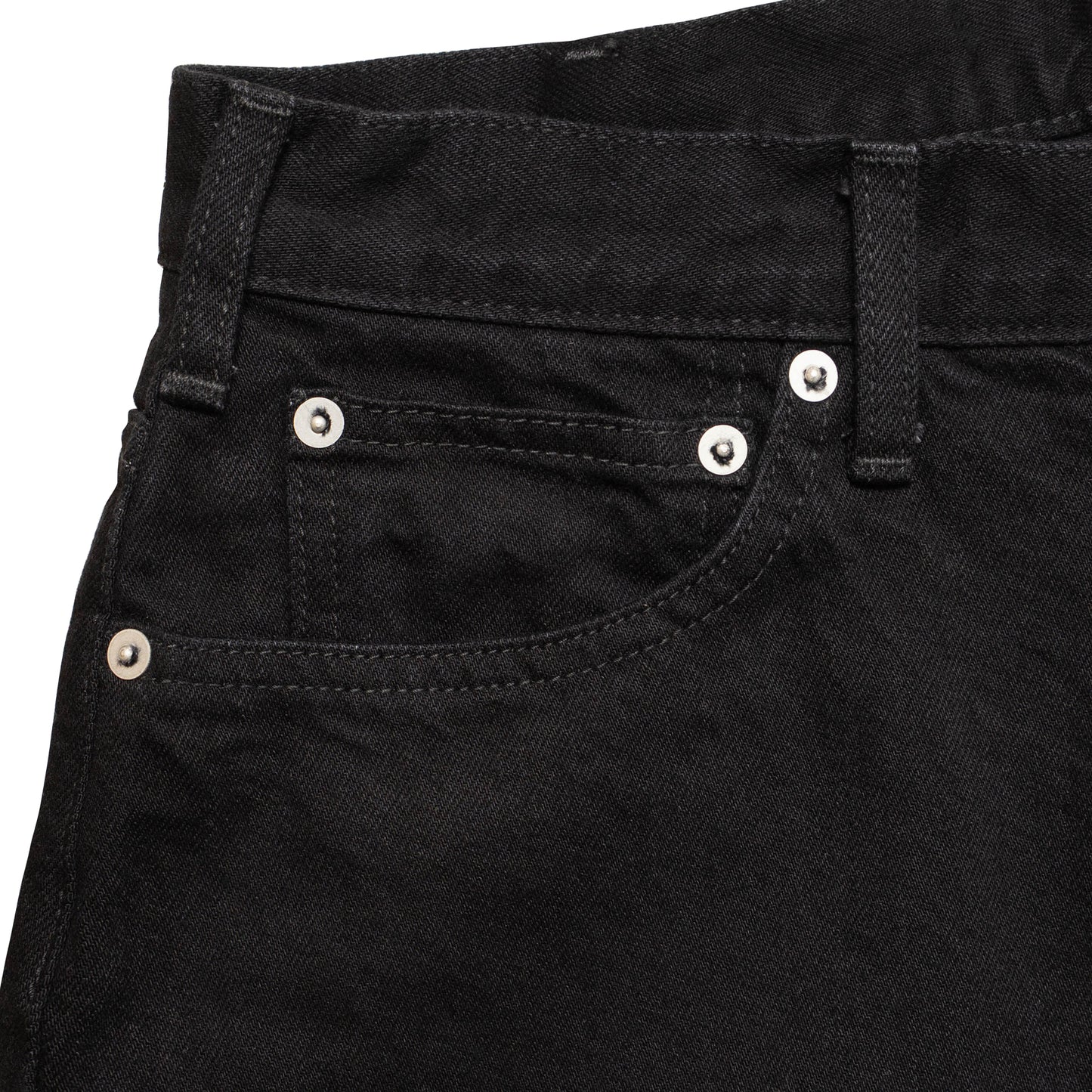 Green Label Basic Denim Pants - Double Black Enzyme Washed