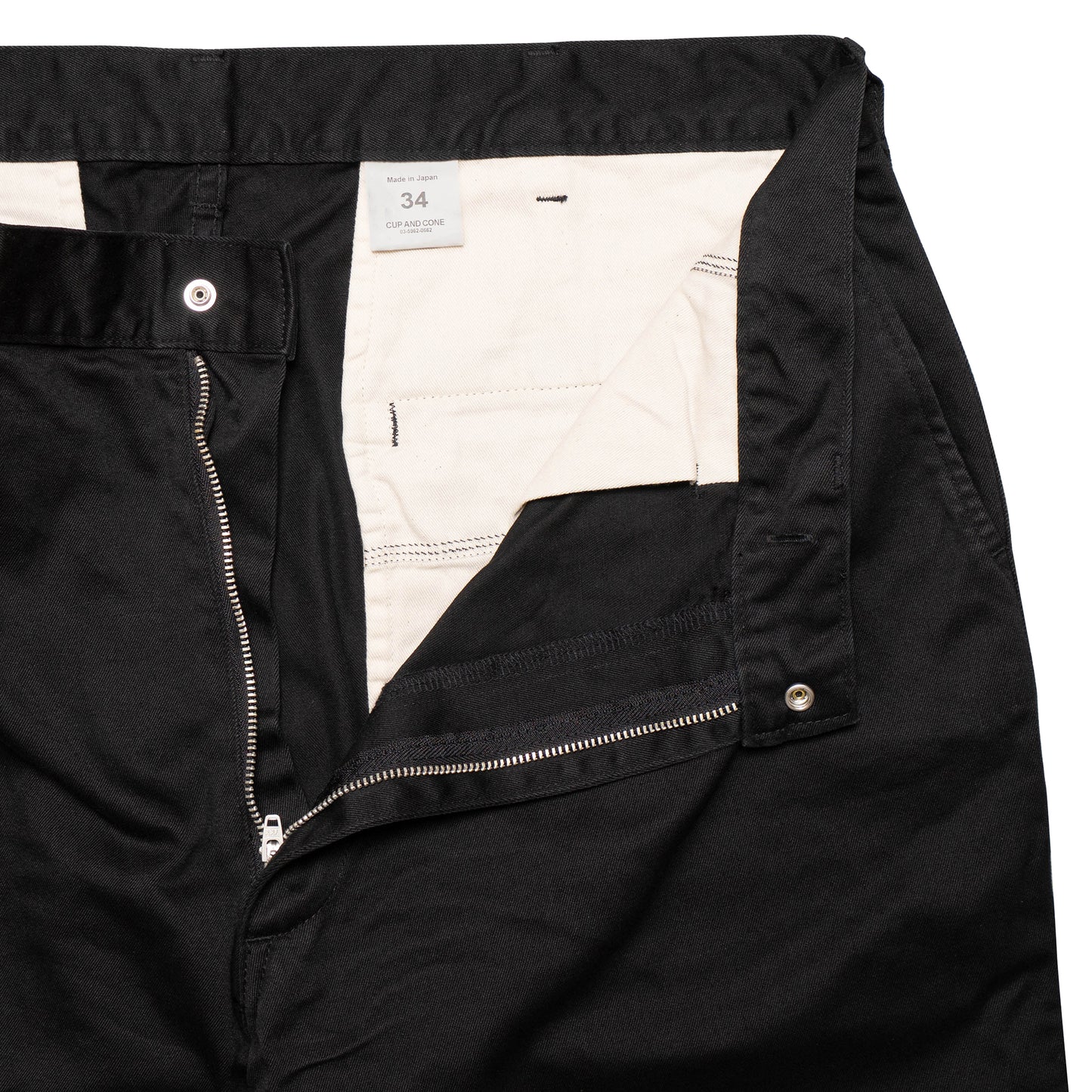 Green Label Basic Chino Pants - Black