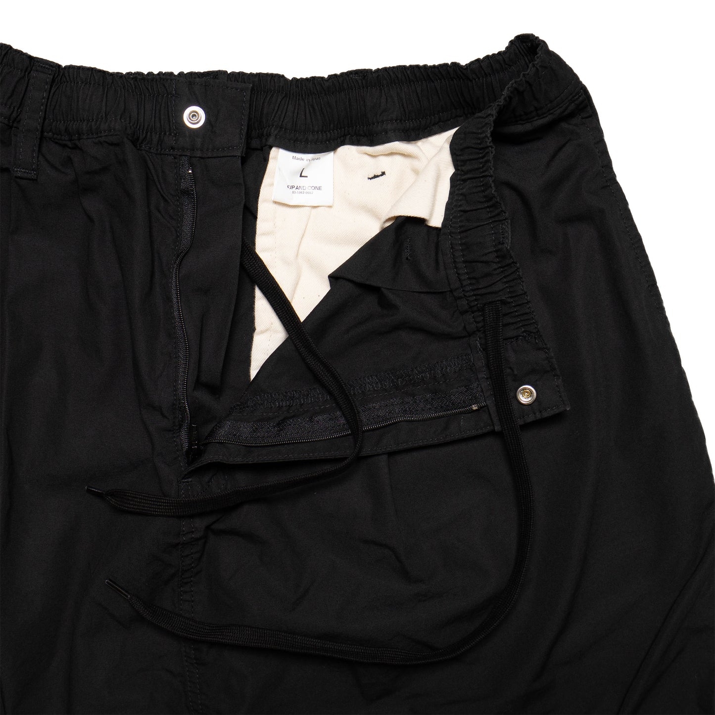 Blue Label Super Loose Light Cotton Easy Pants - Black