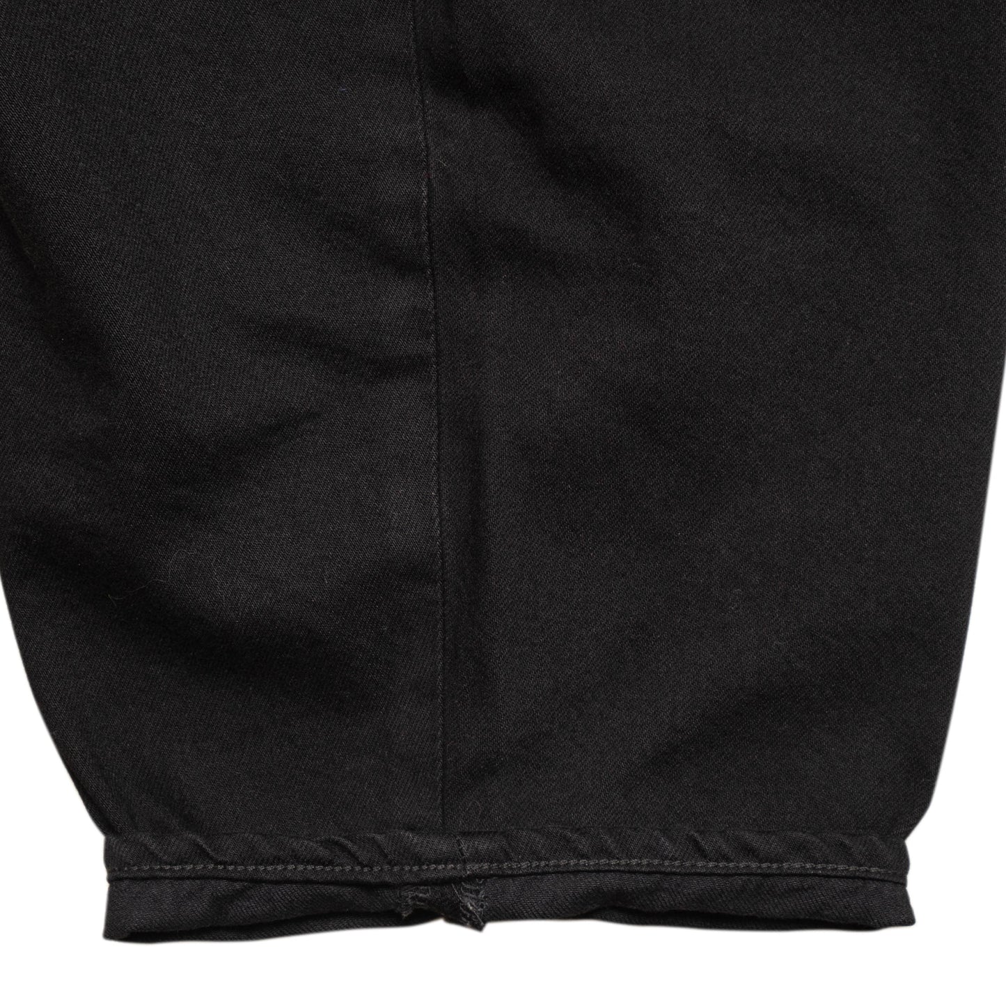 Blue Label Super Loose Denim Easy Pants - Double Black Enzyme Washed