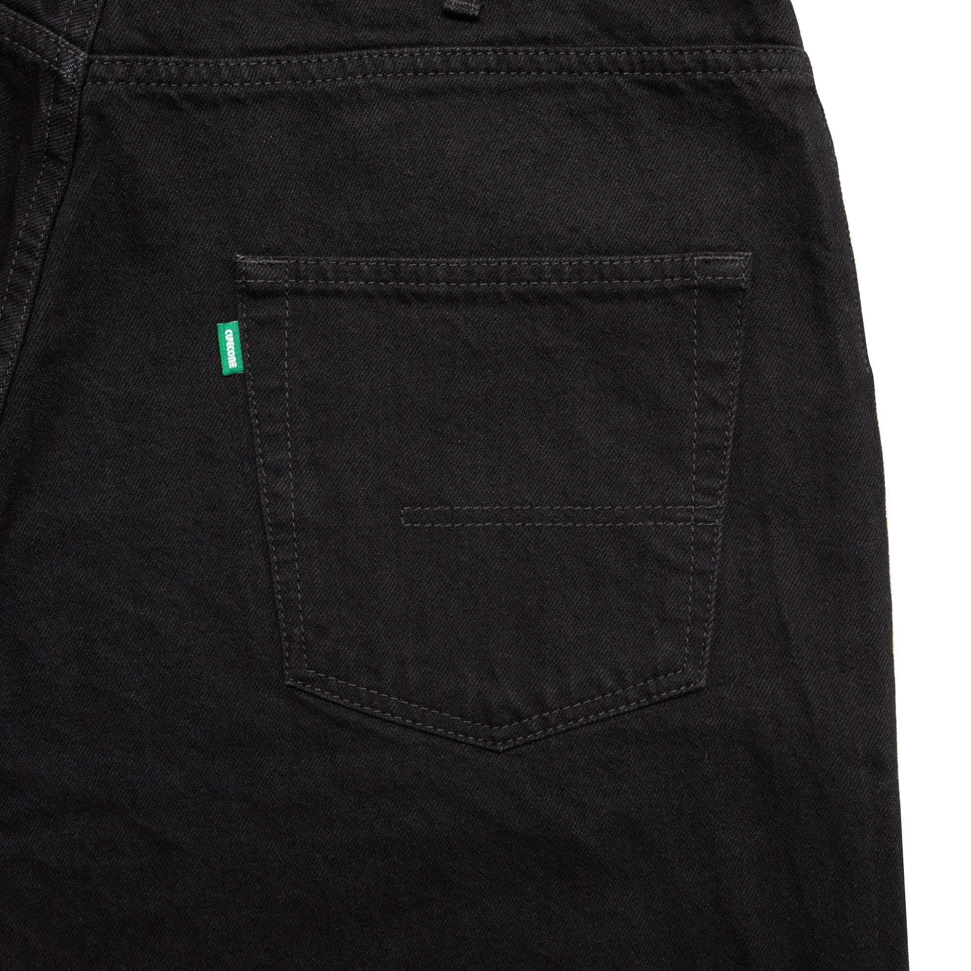 Green Label Basic Denim Pants - Double Black Enzyme Washed – CUP