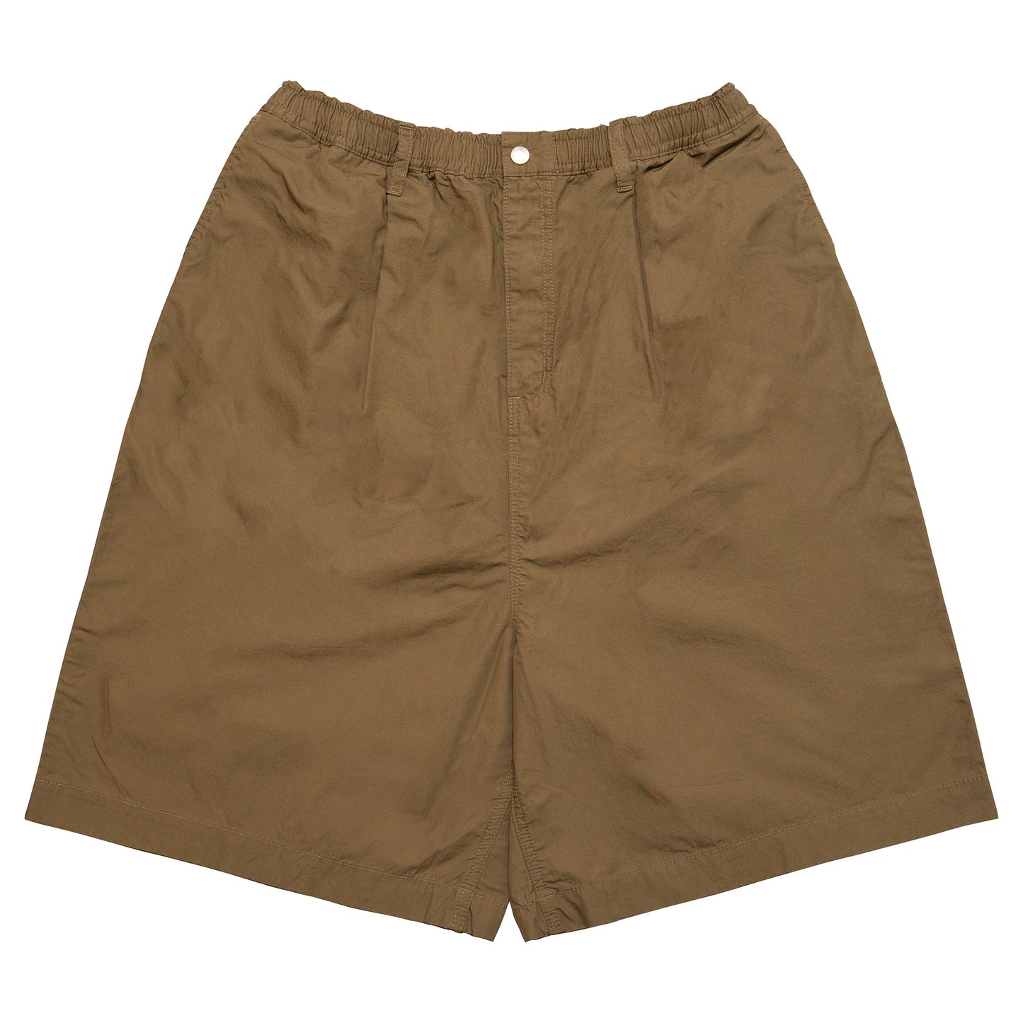 Blue Label Super Loose Light Cotton Easy Shorts - Brown