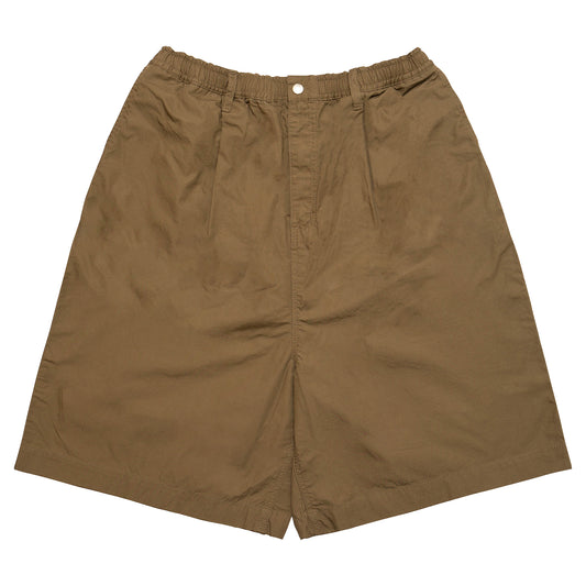Blue Label Super Loose Light Cotton Easy Shorts - Brown