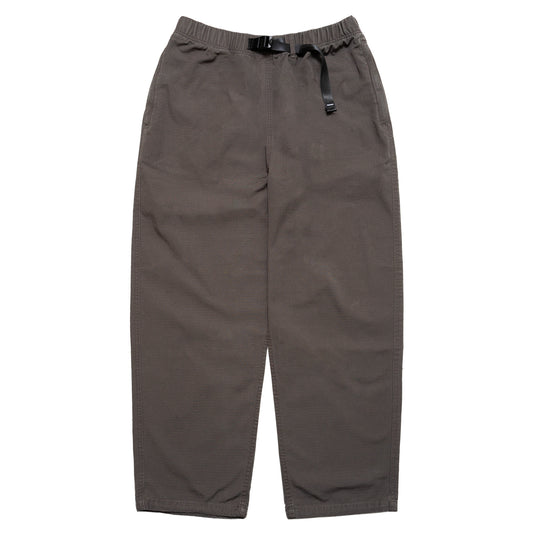 Cotton Ripstop Desk Work Pants - Charcoal Brown