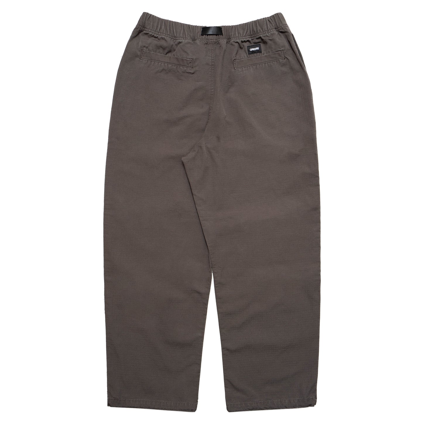 Cotton Ripstop Desk Work Pants - Charcoal Brown