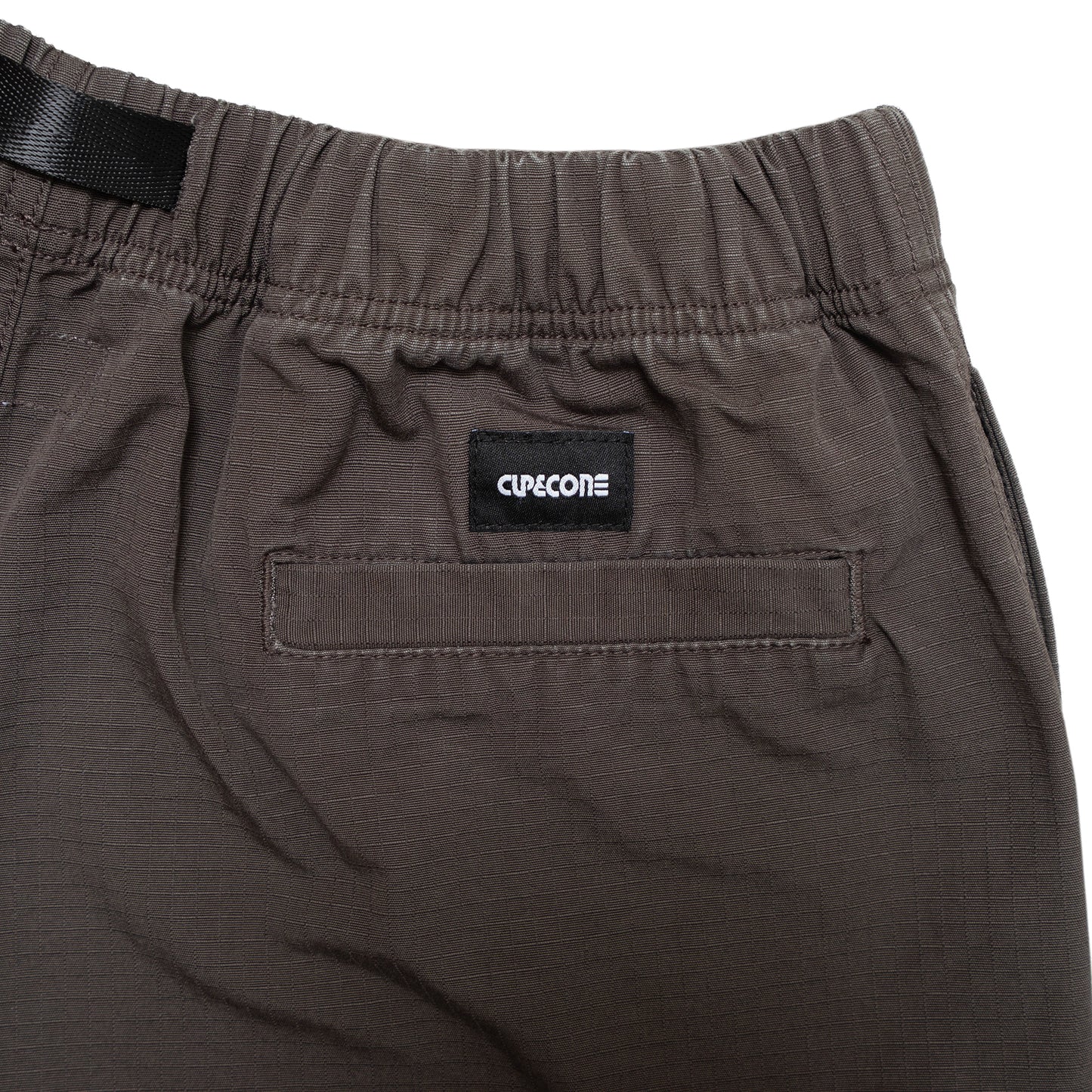 Cotton Ripstop Desk Work Pants - Charcoal Brown