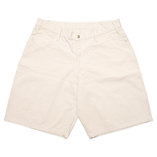CC Baggy Cotton Canvas Painter Shorts - Natural