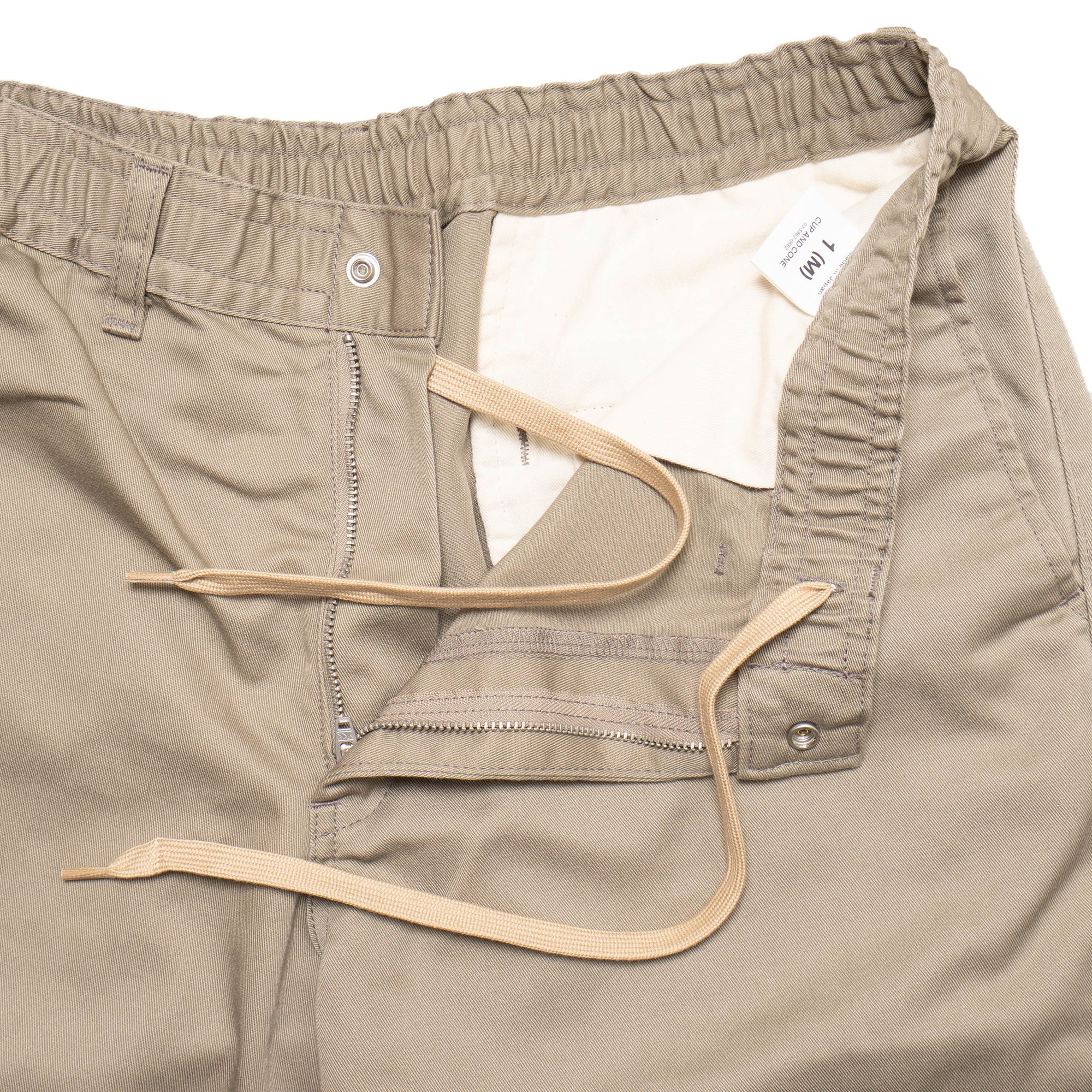 TC Twill Easy Pants - Beige – CUP AND CONE