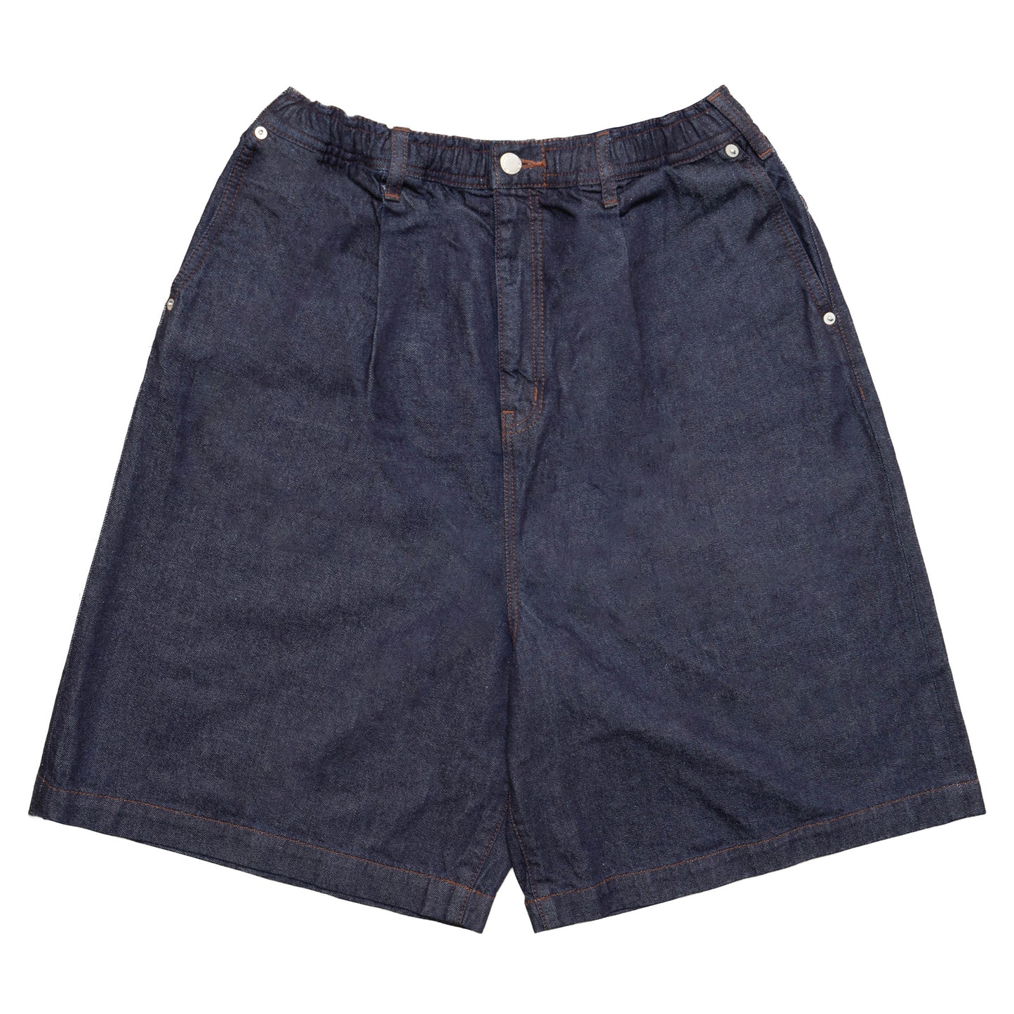 Blue Label Super Loose Denim Easy Shorts - Indigo